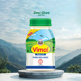 Premium Agmark Pure Desi Ghee By Vimal | Natural & Rich Flavor Healthy Desi Ghee Ideal For Cooking, Baking, Traditional Recipes | (1 Litr) 33.8 Ounce | Plastic Bottle
